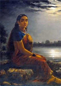 512px-Lady_in_the_Moon_Light,Raja_Ravi_Varma(1889)